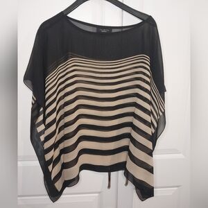 Talbots Women's Frock, S/M, Black and Yellow